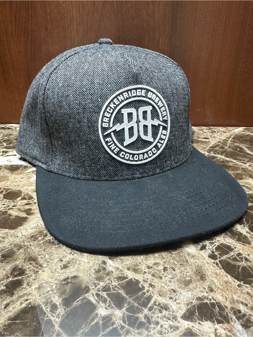 Breckenridge Brewery Grey Snapback Hat